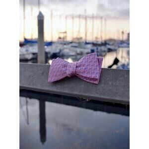 COASTAL TYES 100% Silk Cape Cod Nantucket Marthas Vineyard Massachusetts Bow Tie